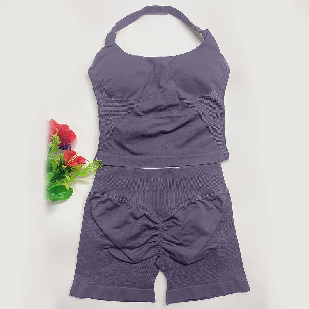 Shorts and Top Gym Set