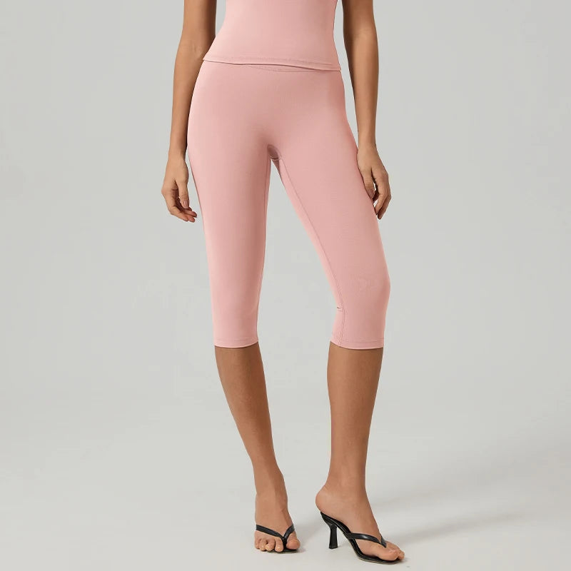 High-Waisted Capri Leggings| Luvia Active