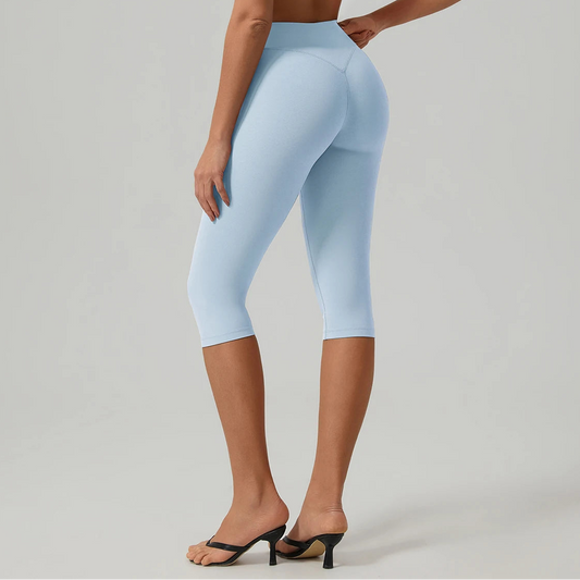 High-Waisted Capri Leggings| Luvia Active