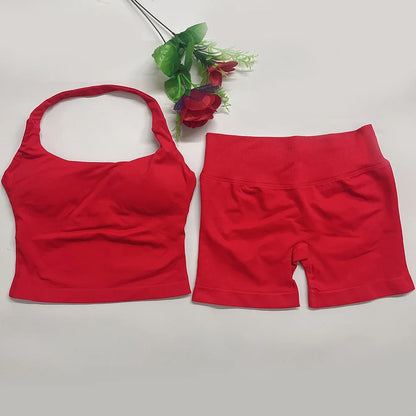 Shorts and Top Gym Set