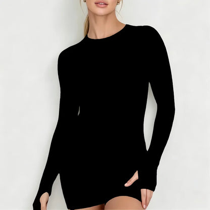 Seamless Long-Sleeve Athletic Jumpsuit | Luvia Active