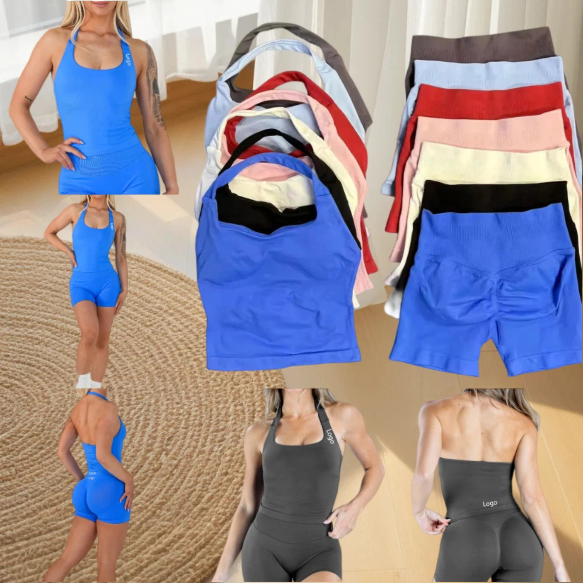 Shorts and Top Gym Set