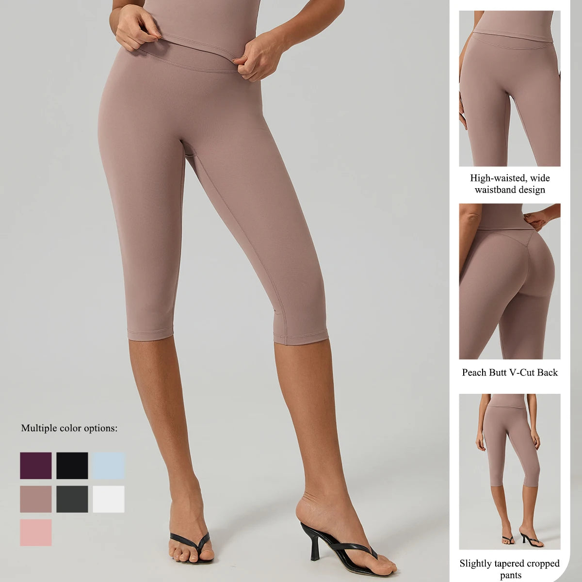 High-Waisted Capri Leggings| Luvia Active